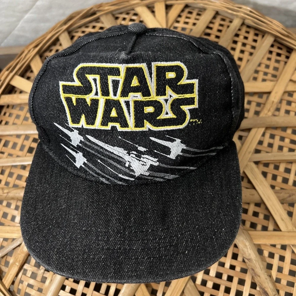 Star‎ Wars XWing Fighter Officially Licensed Snapback Hat Black Denim Kids Hat
